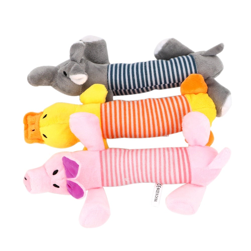 SoundToys™ - Jouet peluche pour chiens - Canin Privilège